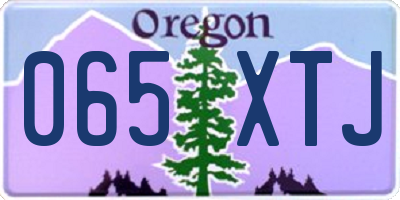 OR license plate 065XTJ
