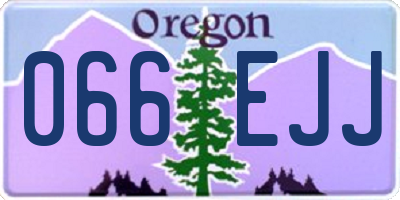 OR license plate 066EJJ