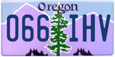 OR license plate 066IHV