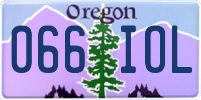 OR license plate 066IOL