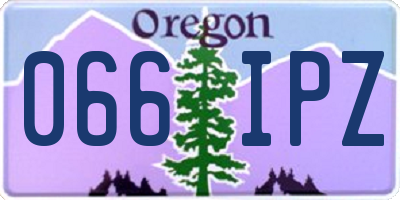 OR license plate 066IPZ