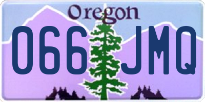 OR license plate 066JMQ
