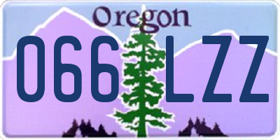 OR license plate 066LZZ