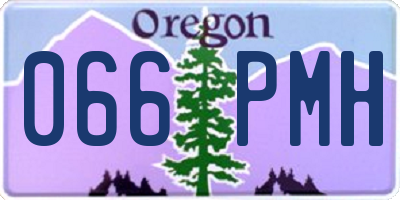 OR license plate 066PMH