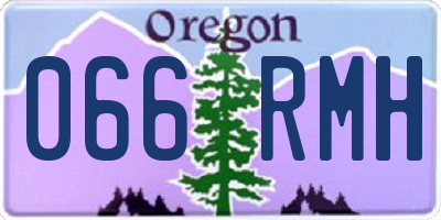 OR license plate 066RMH