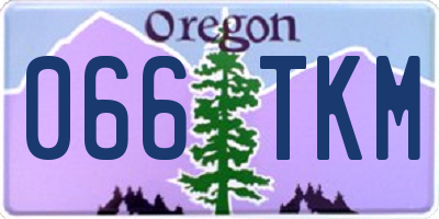 OR license plate 066TKM