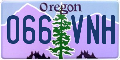 OR license plate 066VNH