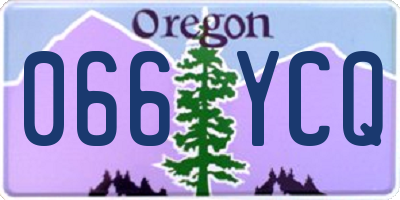OR license plate 066YCQ