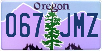 OR license plate 067JMZ