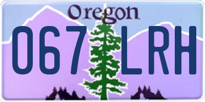 OR license plate 067LRH