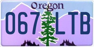 OR license plate 067LTB