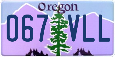 OR license plate 067VLL