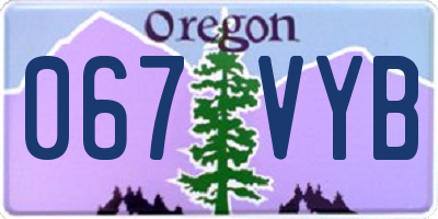 OR license plate 067VYB