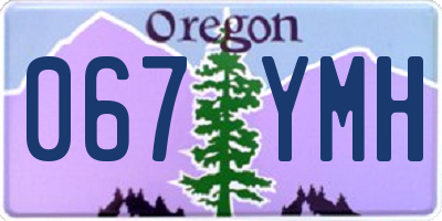 OR license plate 067YMH