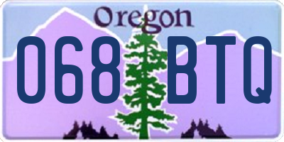 OR license plate 068BTQ