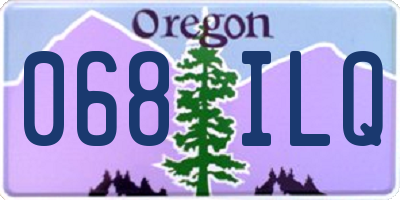 OR license plate 068ILQ
