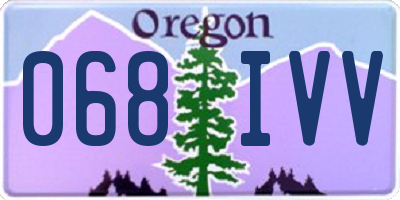 OR license plate 068IVV