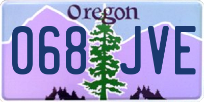 OR license plate 068JVE