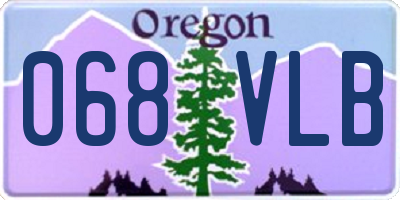 OR license plate 068VLB
