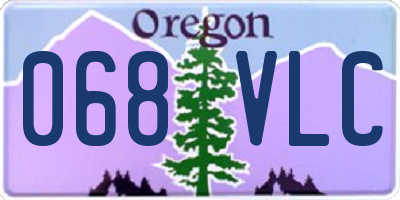 OR license plate 068VLC