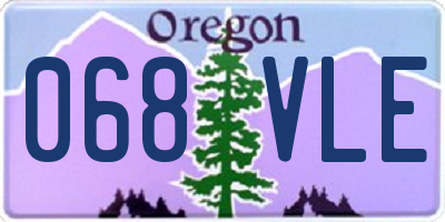 OR license plate 068VLE