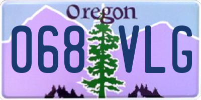 OR license plate 068VLG