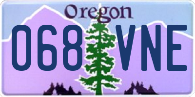 OR license plate 068VNE