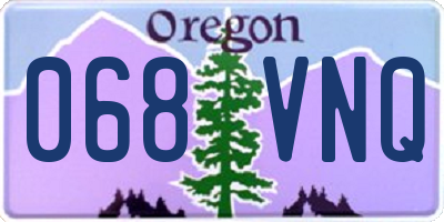OR license plate 068VNQ