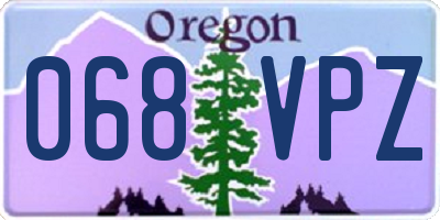 OR license plate 068VPZ