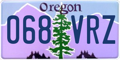 OR license plate 068VRZ
