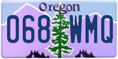 OR license plate 068WMQ