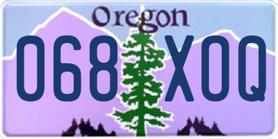 OR license plate 068XOQ