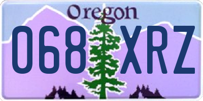 OR license plate 068XRZ