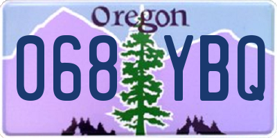 OR license plate 068YBQ