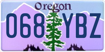 OR license plate 068YBZ