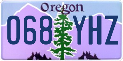 OR license plate 068YHZ