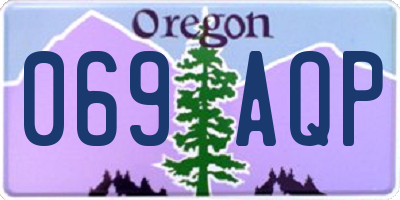 OR license plate 069AQP