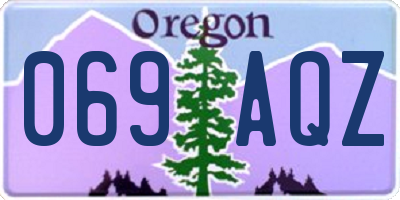 OR license plate 069AQZ