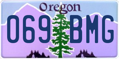 OR license plate 069BMG