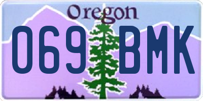 OR license plate 069BMK