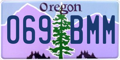 OR license plate 069BMM