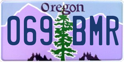 OR license plate 069BMR