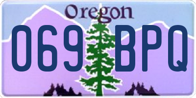 OR license plate 069BPQ