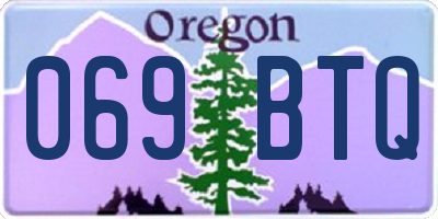 OR license plate 069BTQ