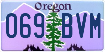 OR license plate 069BVM