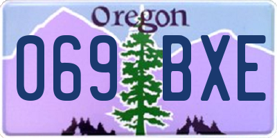 OR license plate 069BXE