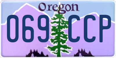 OR license plate 069CCP