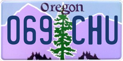 OR license plate 069CHU