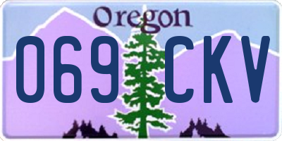 OR license plate 069CKV
