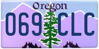 OR license plate 069CLC